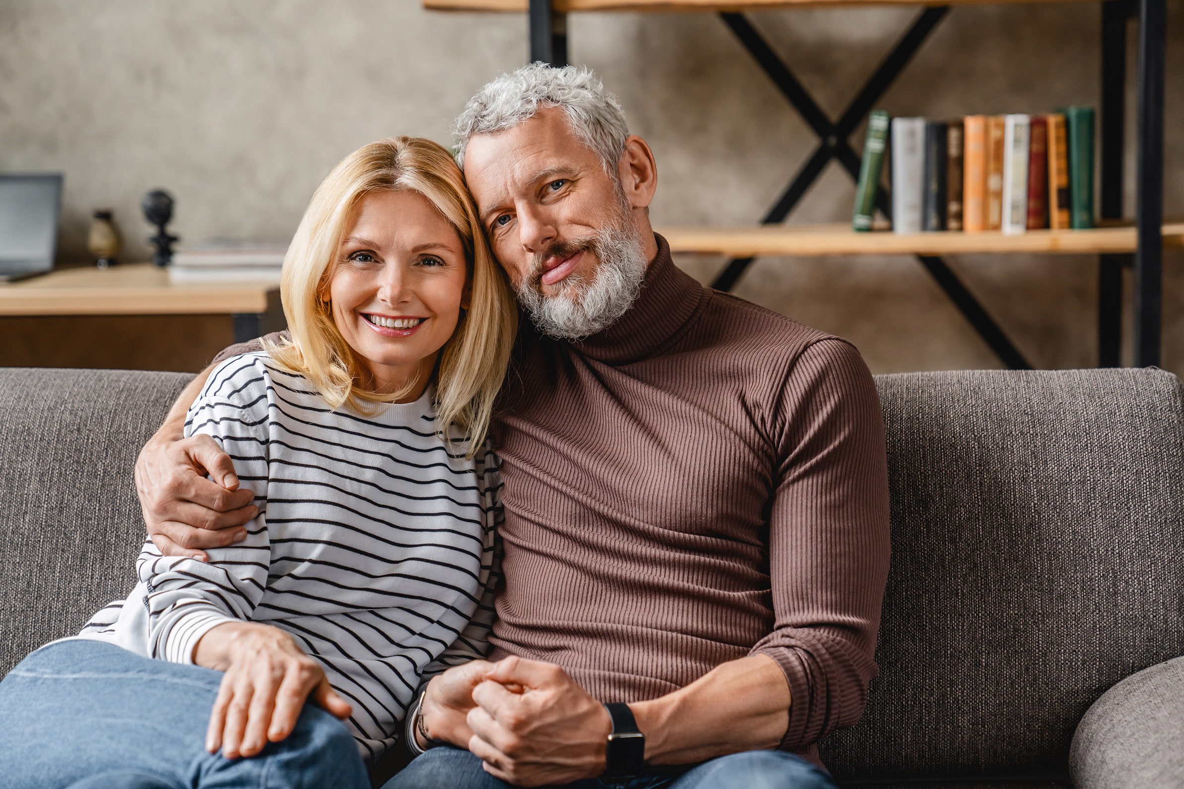 middle age couple Pristine Dental Care