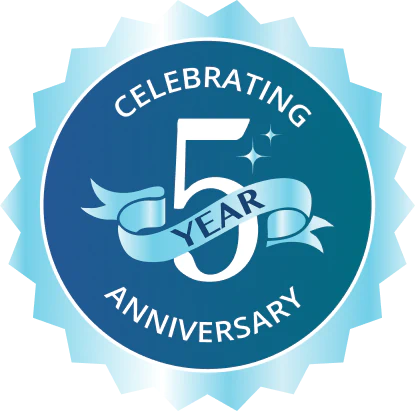 Desktop 5 Year Emblem